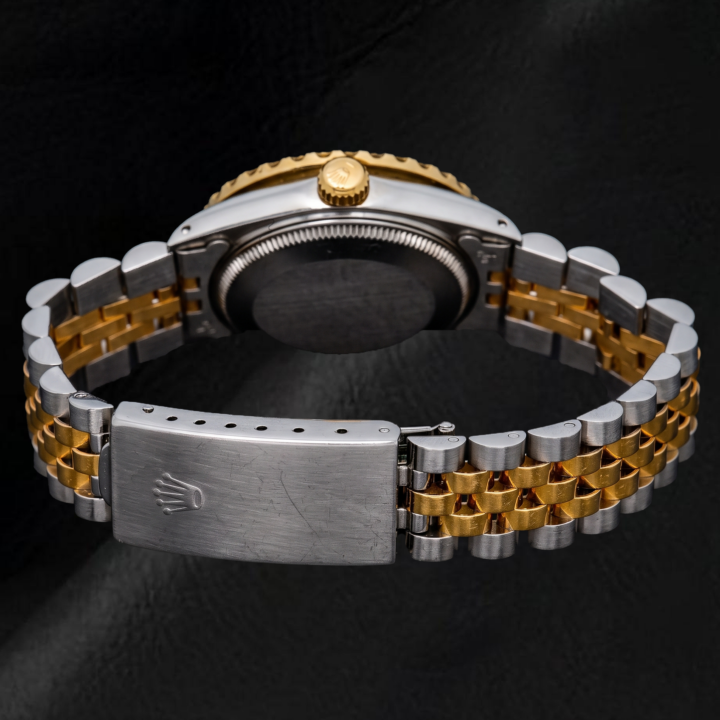Rolex Datejust 6827 31 mm Champagner-Diamantzifferblatt Bicolor Gold Jubilé-Armband Uhr