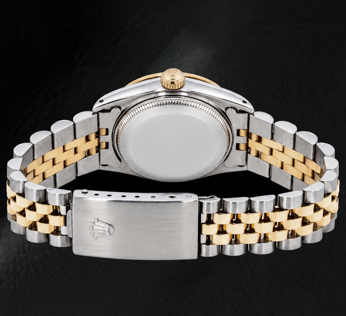 Rolex Datejust 6827 31mm Bicolor-Uhr mit grünem Diamantzifferblatt