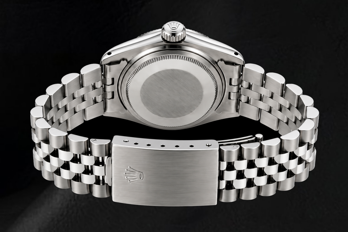Rolex Datejust 6916 26 mm Edelstahluhr mit blauem Perlmutt-Zifferblatt und römischen Ziffern