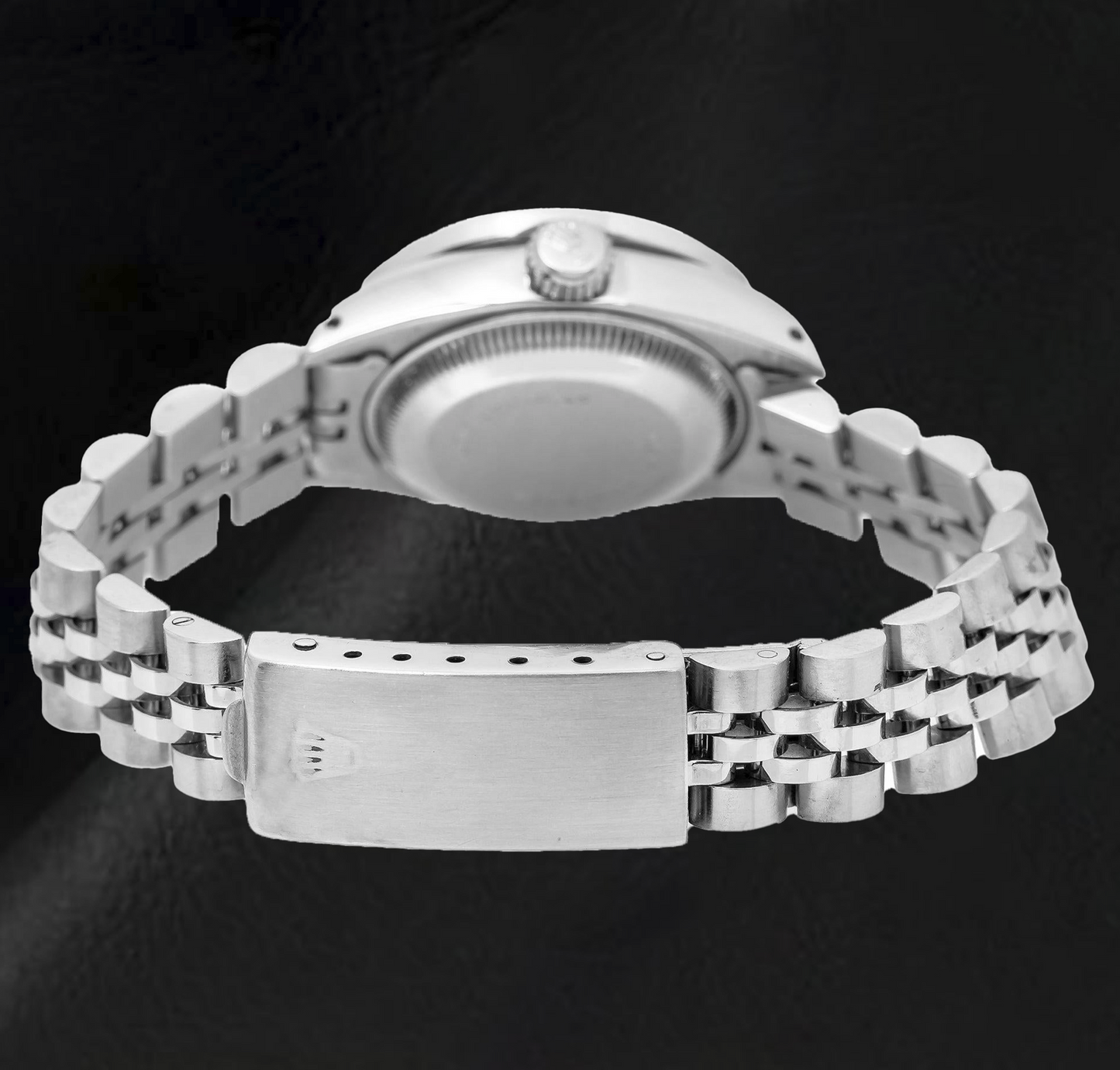 Rolex Datejust 6916 26 mm Edelstahl-Uhr mit elfenbeinfarbenem Jubilé-Diamantzifferblatt