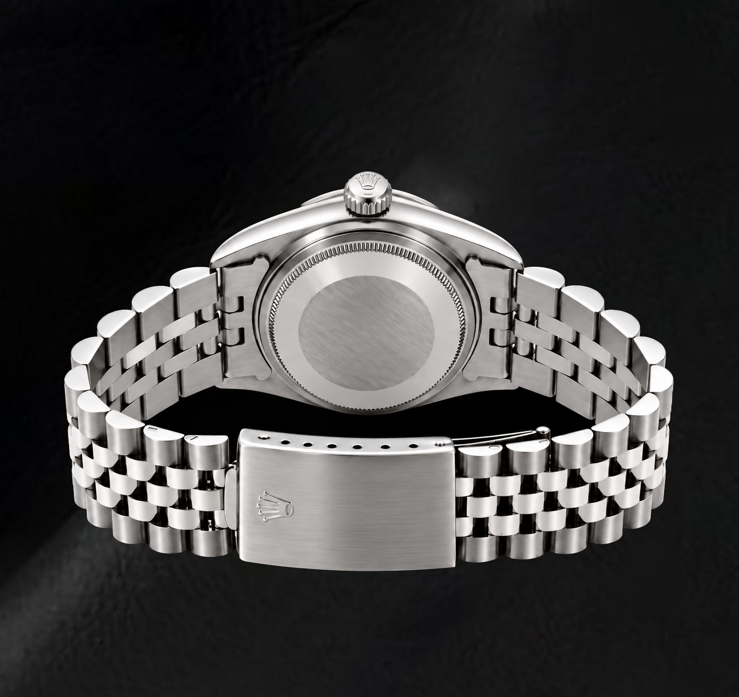 Rolex Datejust 6916 26 mm Edelsahluhr mit violettem Diamantzifferblatt