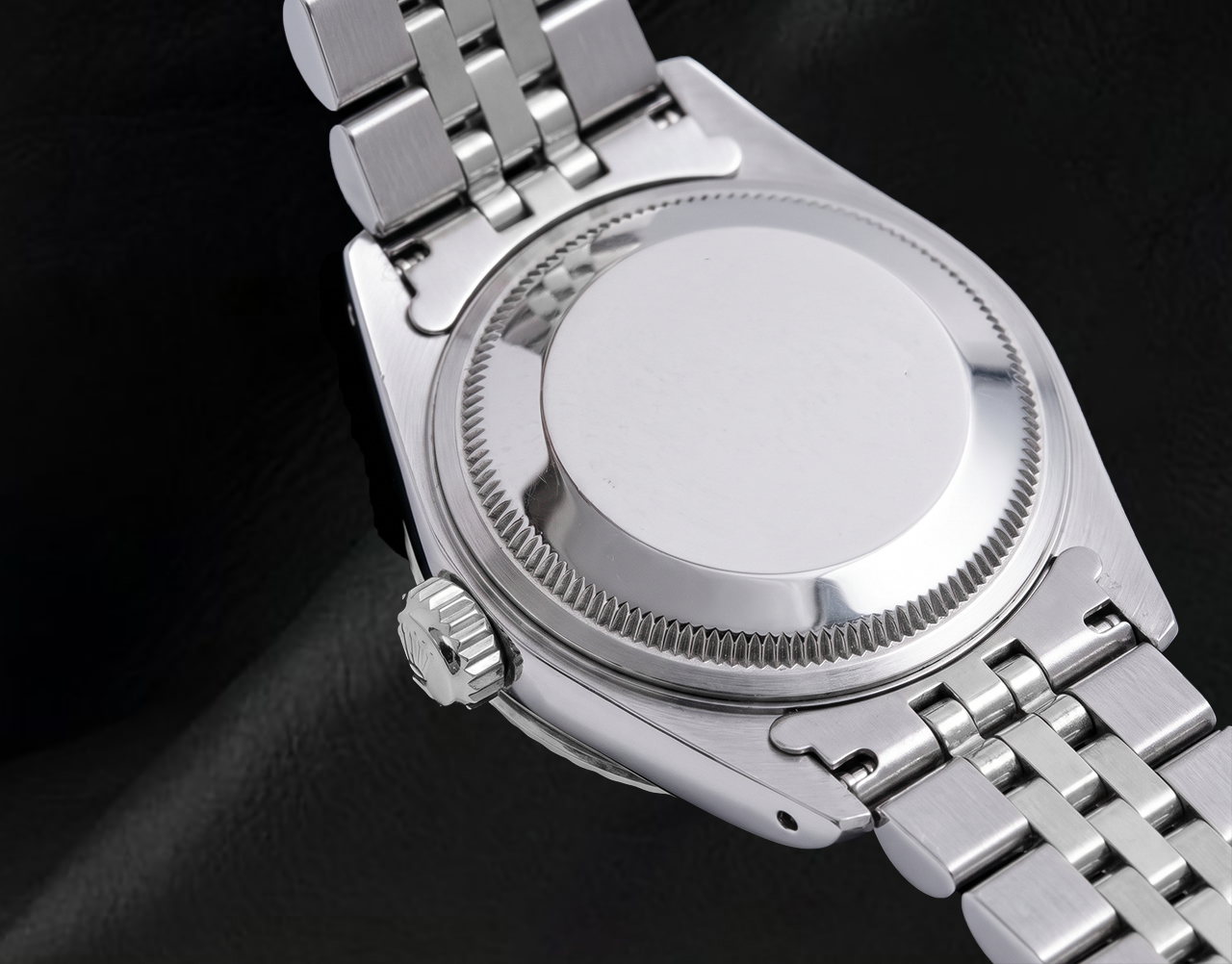 Rolex Datejust 69174 26 mm Edelstahluhr mit blauem Diamantzifferblatt