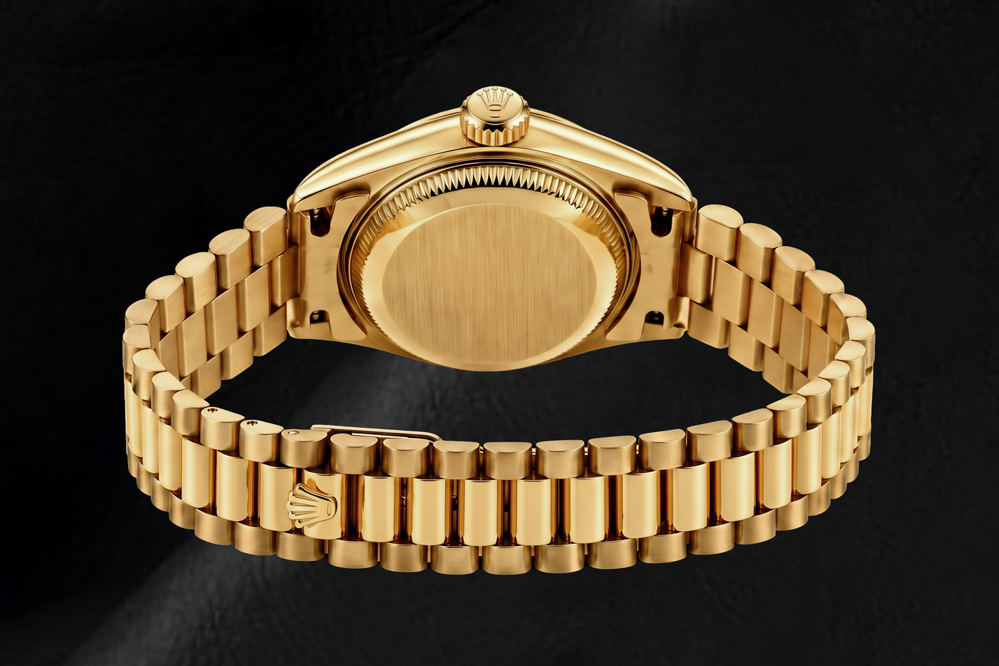 Rolex Datejust 69178 26 mm Gelbgold Uhr mit grünem Diamantzifferblatt