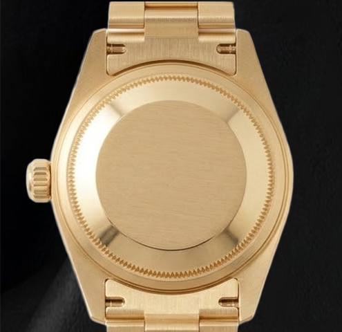 Rolex Datejust 69178 26 mm Gelbgold-Uhr mit grünem Diamantzifferblatt