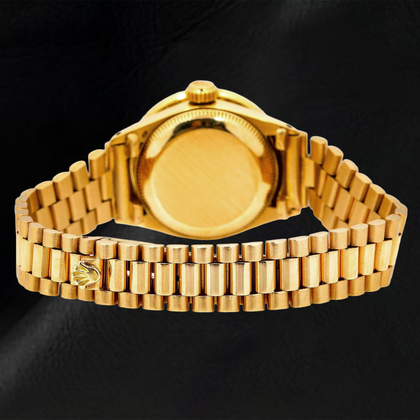 Rolex Datejust 69178 26 mm Rosa Diamantzifferblatt Gelbgold President-Armband Uhr