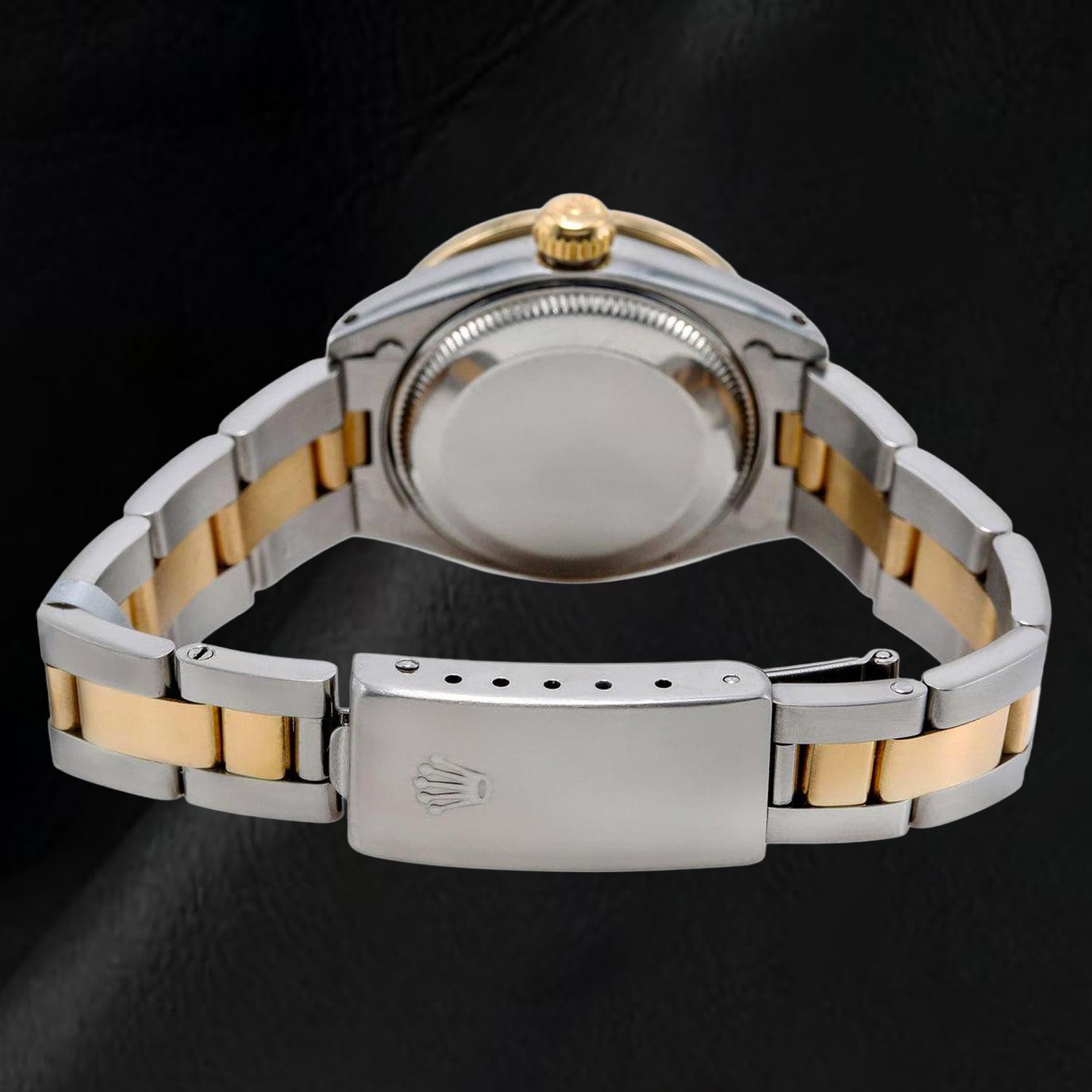 Rolex Datejust 6917 26 mm Champagner-Diamantzifferblatt Bicolor Oyster-Armband Uhr