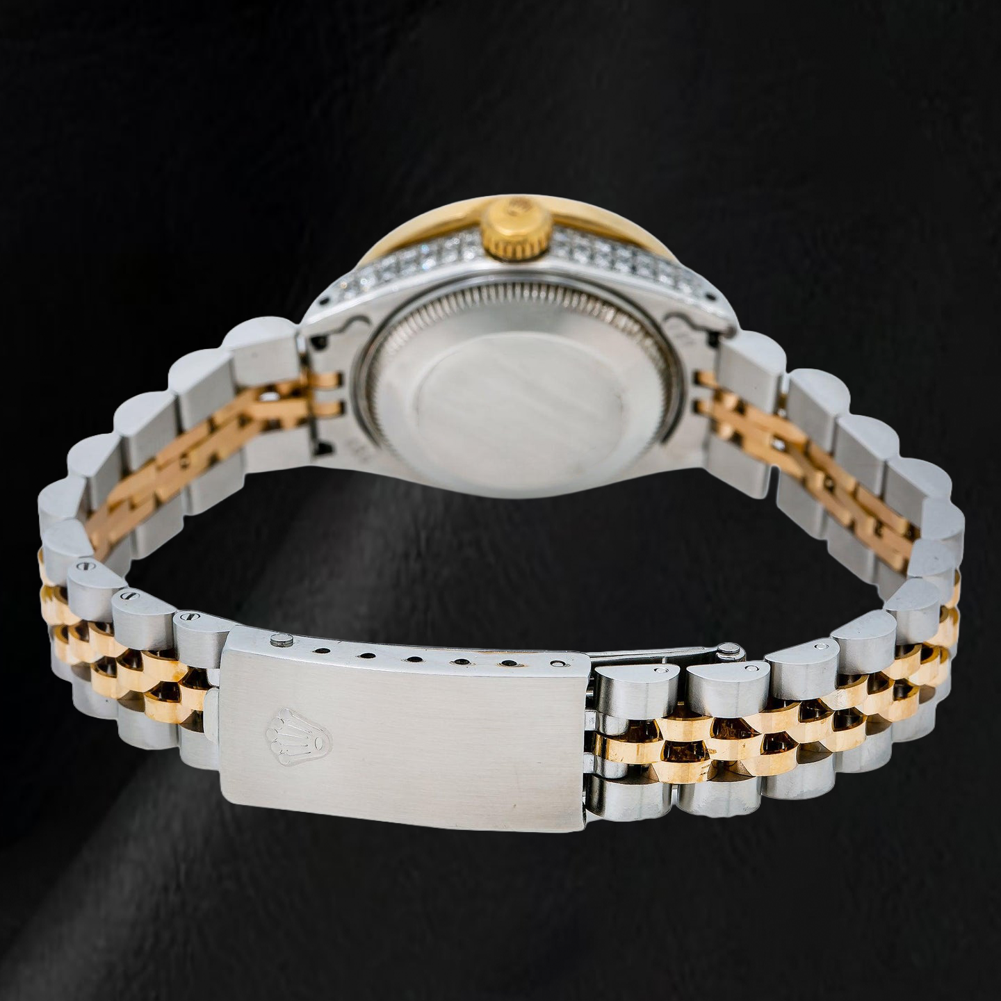 Rolex Datejust 6917 26 mm Bicolor Uhr mit silbernem Diamantzifferblatt