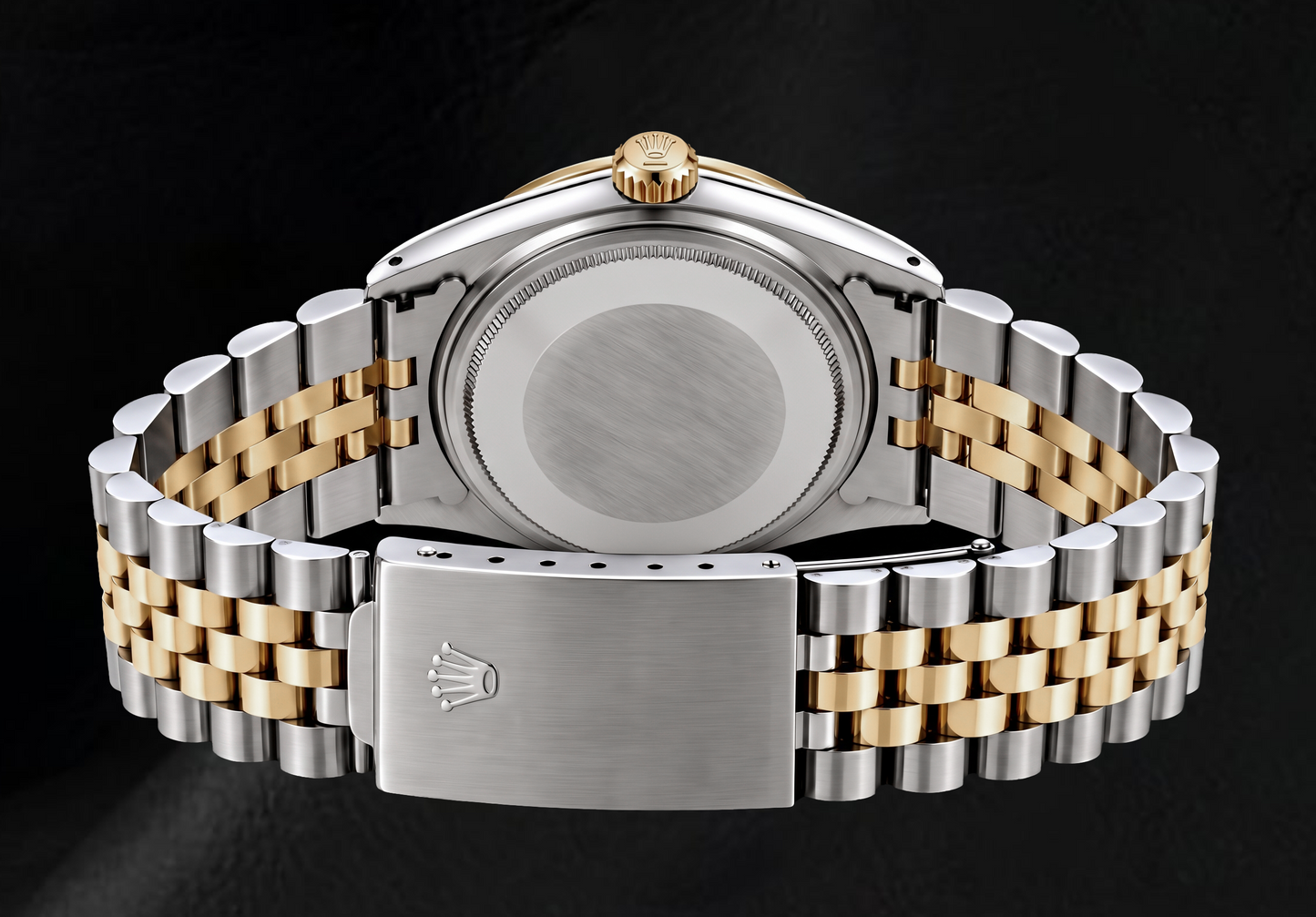 Rolex Datejust 6917 26 mm Bicolor Uhr mit weißem Perlmutt-Diamantzifferblatt