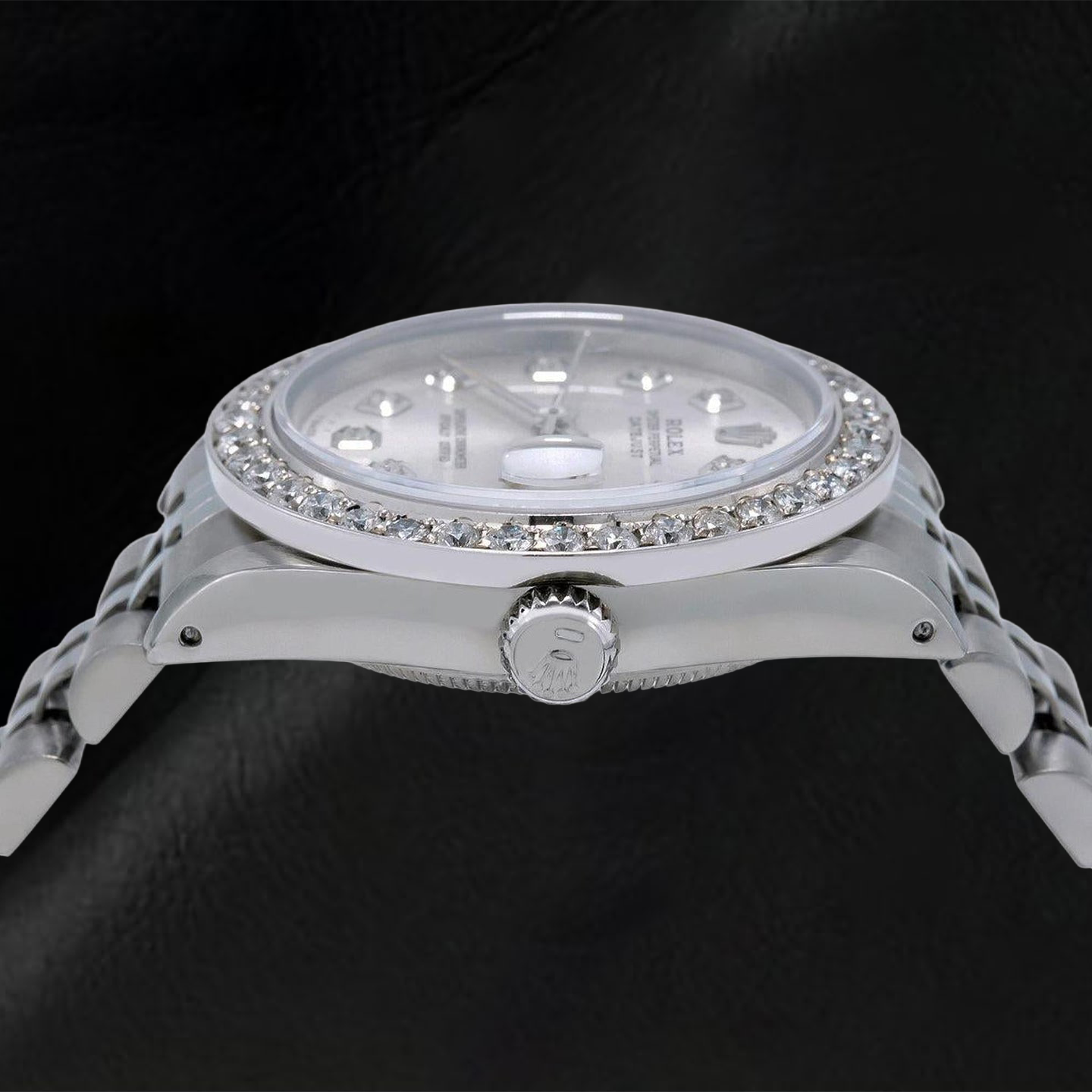 Rolex Datejust 78274 31 mm Silbernes Diamantzifferblatt Edelstahl Jubilé-Armband Uhr