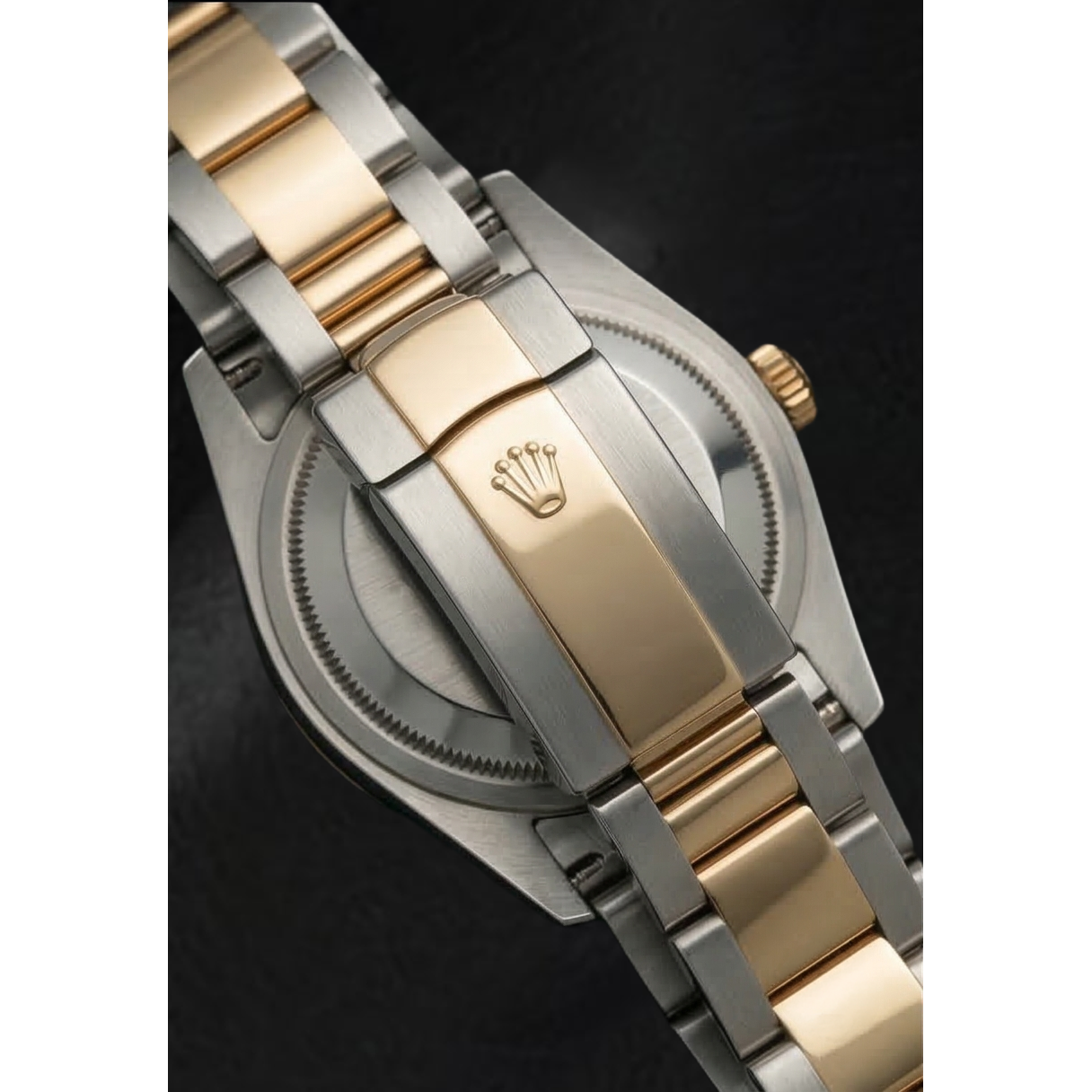 Rolex Datejust, Baujahr 2011, weißes Perlmuttzifferblatt mit Diamanten, Diamantlünette, 31 mm, zweifarbige Uhr