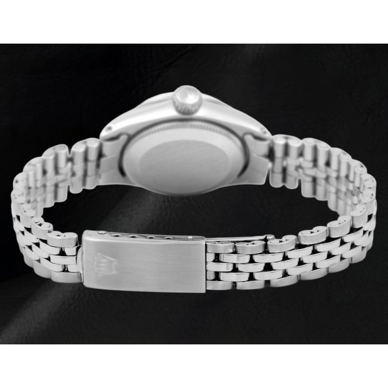 Rolex Datejust Damenuhr, 26 mm, rosafarbenes Stabzifferblatt, Edelstahl