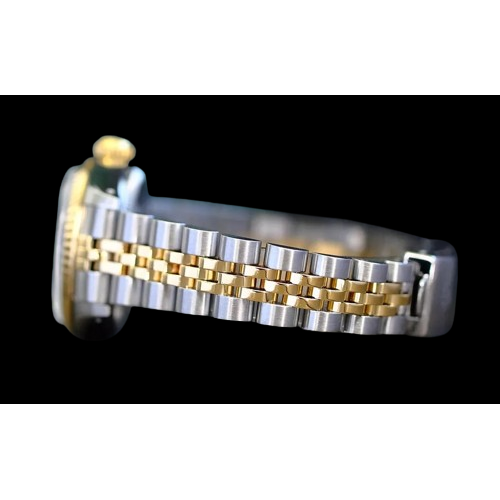 Edelstahl und Gelbgold Datejust Rolex