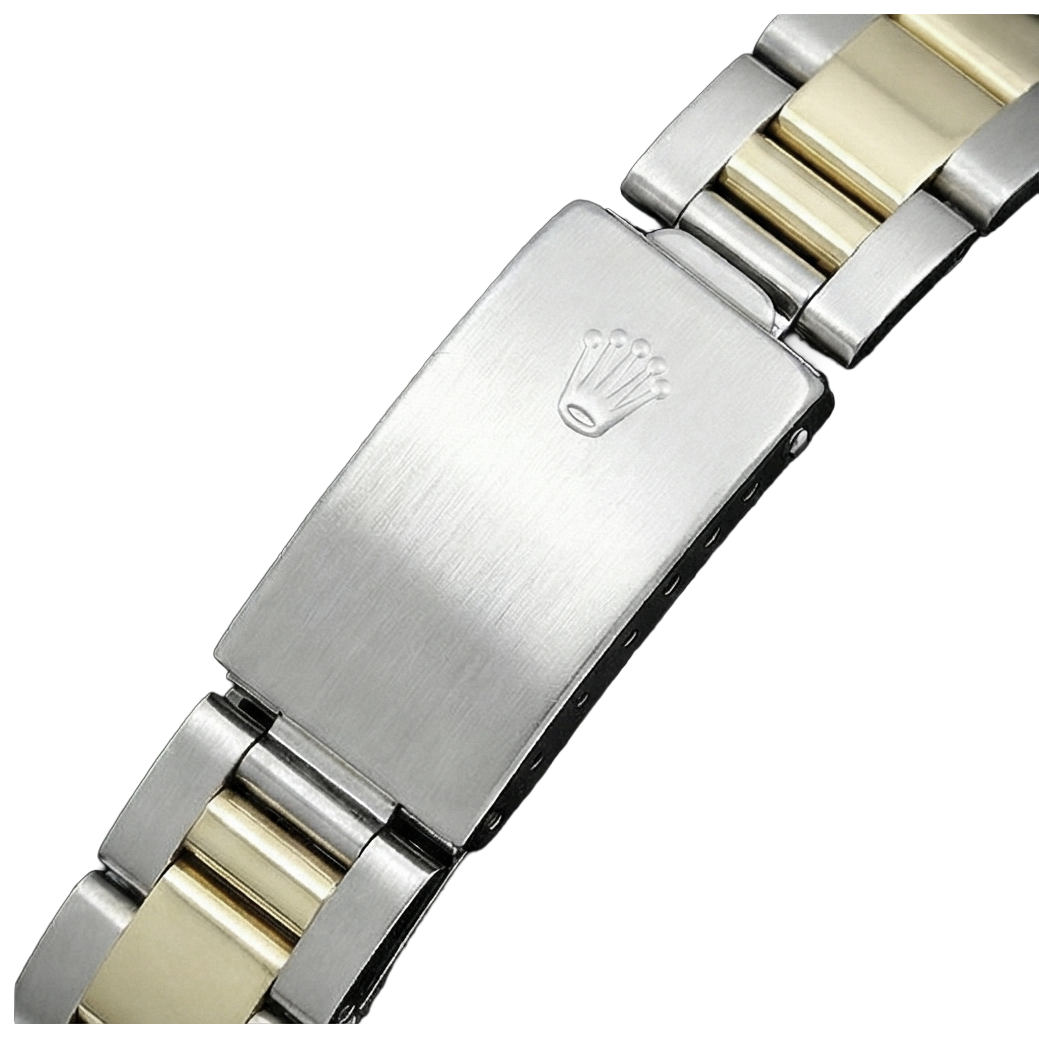 Rolex Datejust Damenuhr mit zweifarbiger Diamantlünette