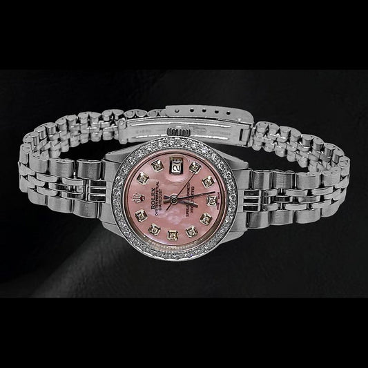 Rolex Diamant Zifferblatt Damenuhr