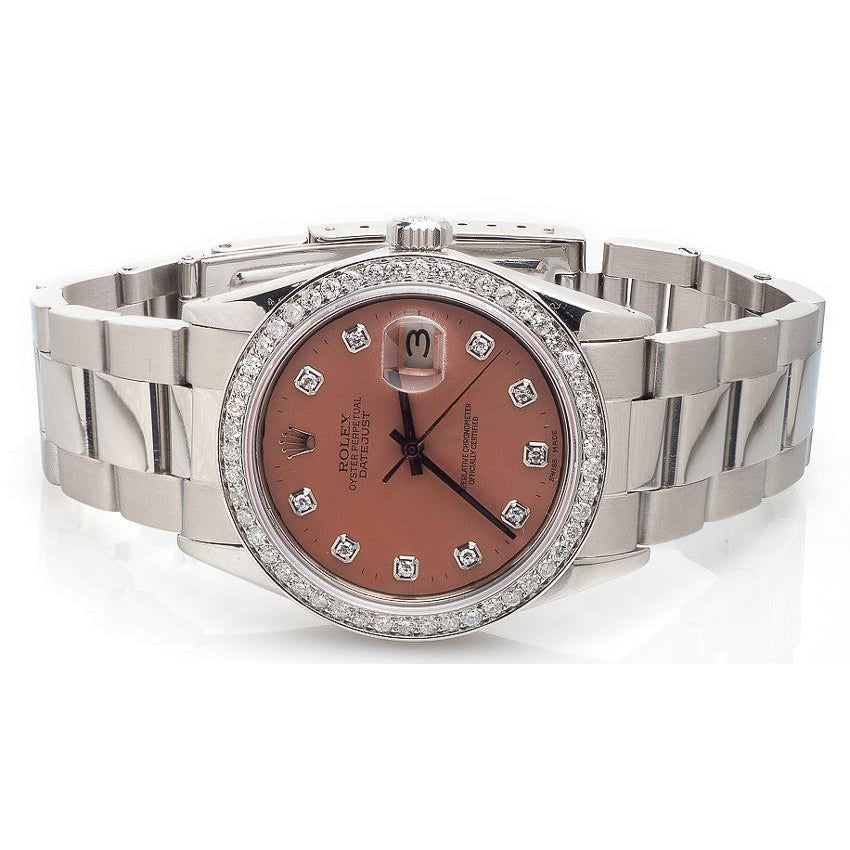 Edelstahl Diamant Rolex