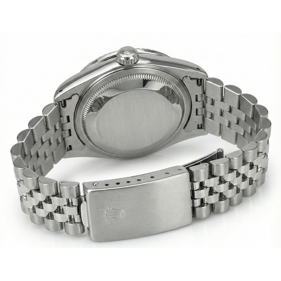 Rolex Datejust Edelstahl Uhr Rosa Zifferblatt Mittelgroße Rolex Rosa Zifferblatt Edelstahl