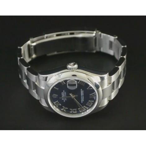 blaues römisches Zifferblatt Rolex