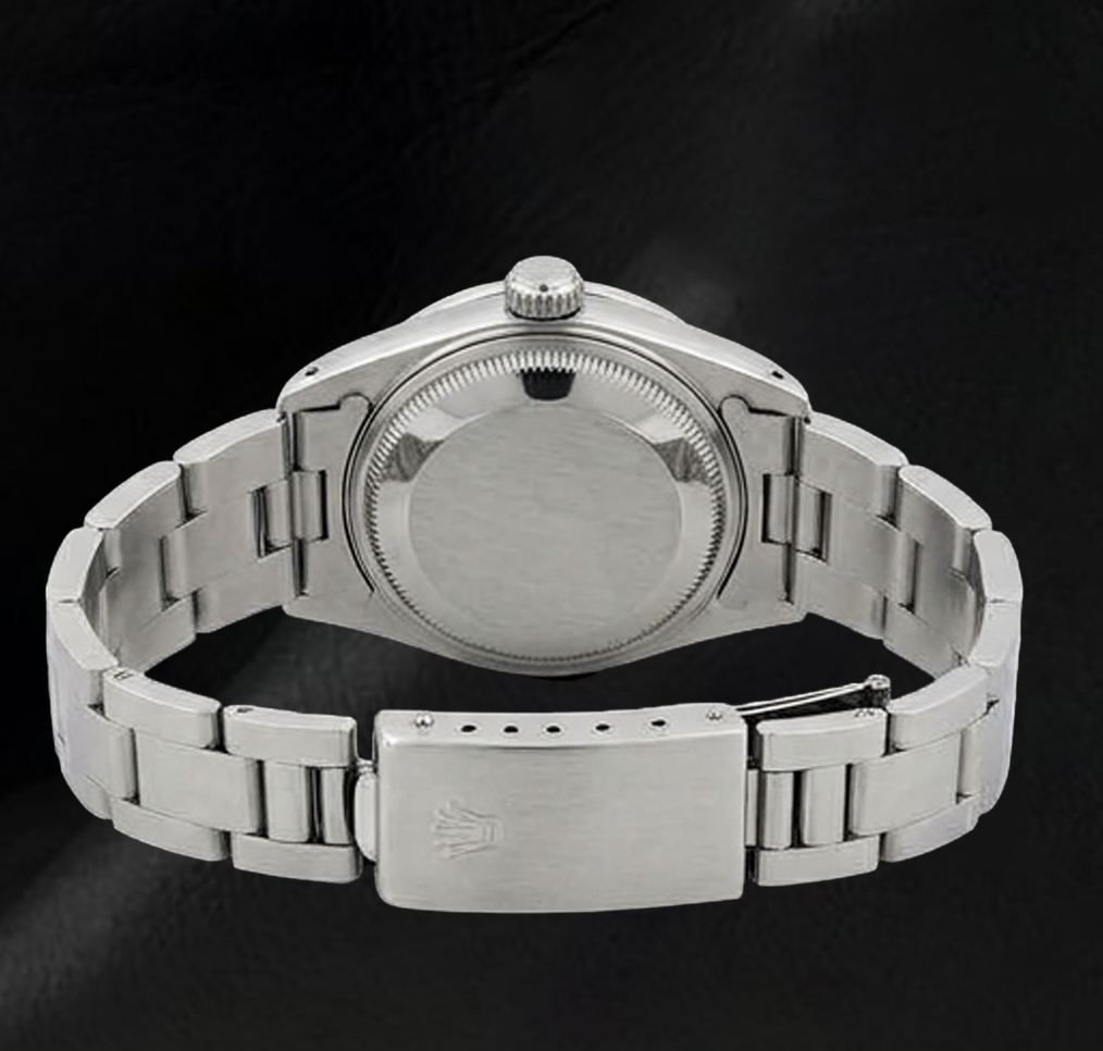 Rolex Datejust Rosa Diamantzifferblatt 6916 26 mm Edelstahl Uhr