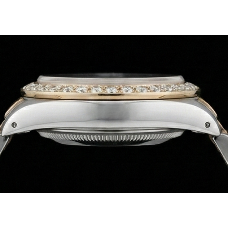 Rolex Datejust Tapestry Damenuhr mit Diamant-Zifferblatt und Lünette, Edelstahl und Gold