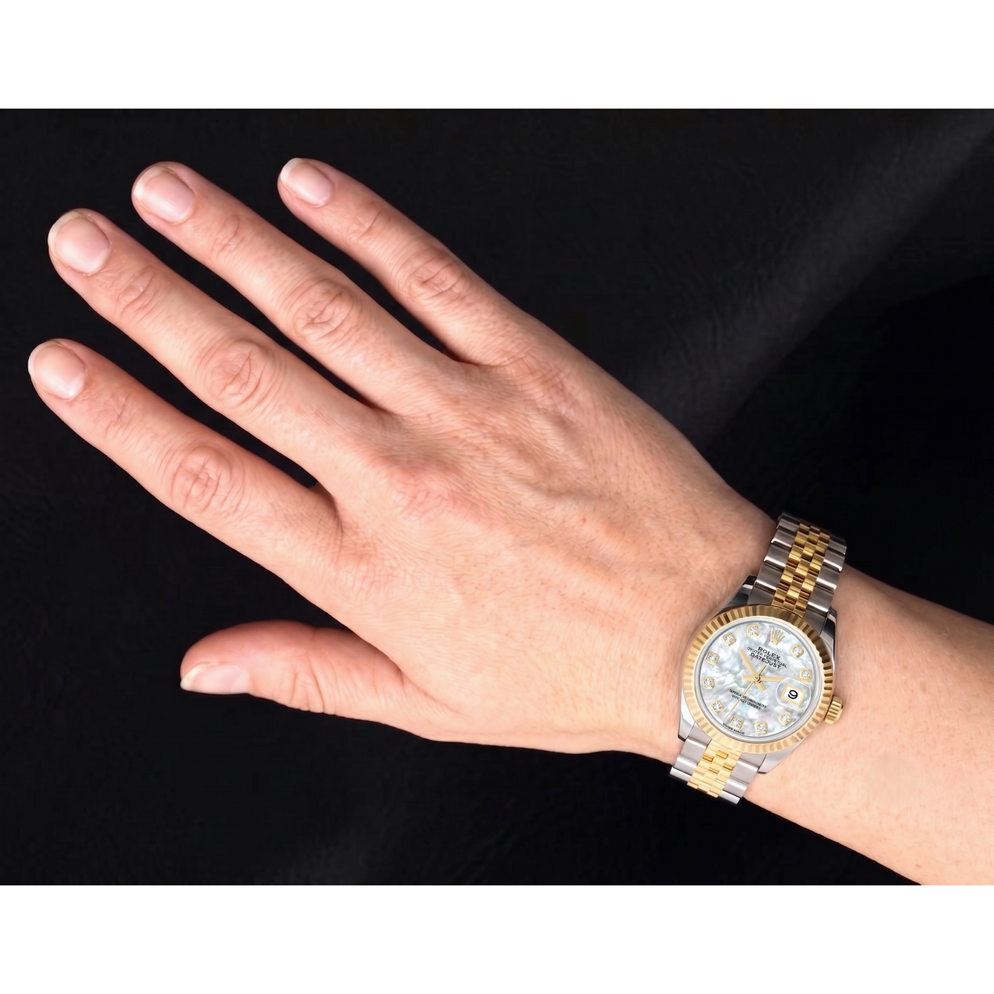 Rolex Datejust Bicolor 28 mm Perlmutt Diamant 279173 Damenuhr