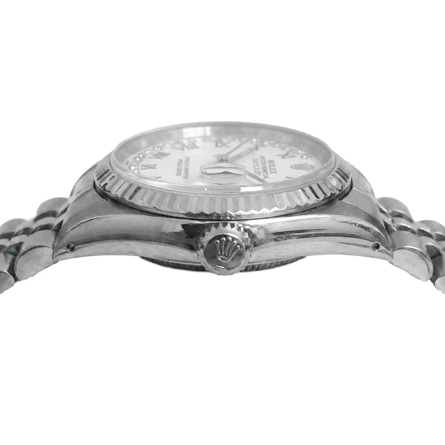 Rolex Datejust Uhr, Diamant-Zifferblatt, Jubilee-Armband, Edelstahl