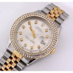 Rolex Datejust Uhr mit zweireihiger Diamantlünette Datejust