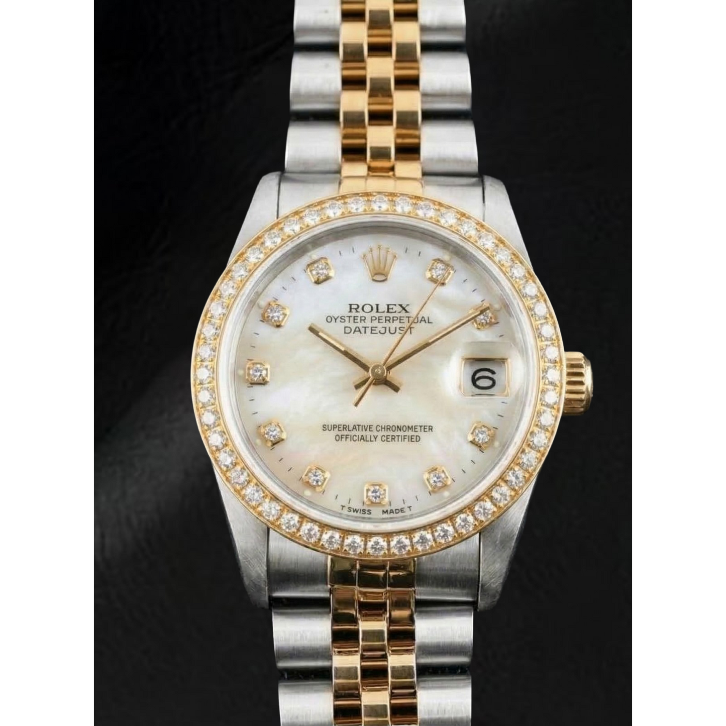 Maßgefertigter Brillant Rolex 0,20 Karat – Hauptansicht