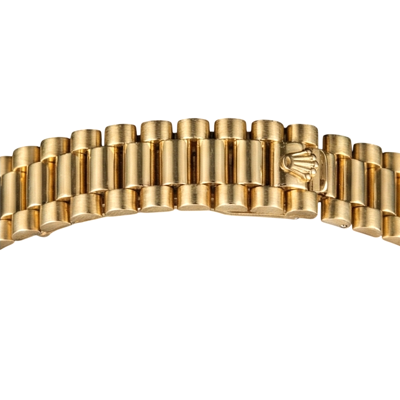 Rolex Datejust, weißes römisches Zifferblatt, Diamantlünette, Präsidentenstil, Gold