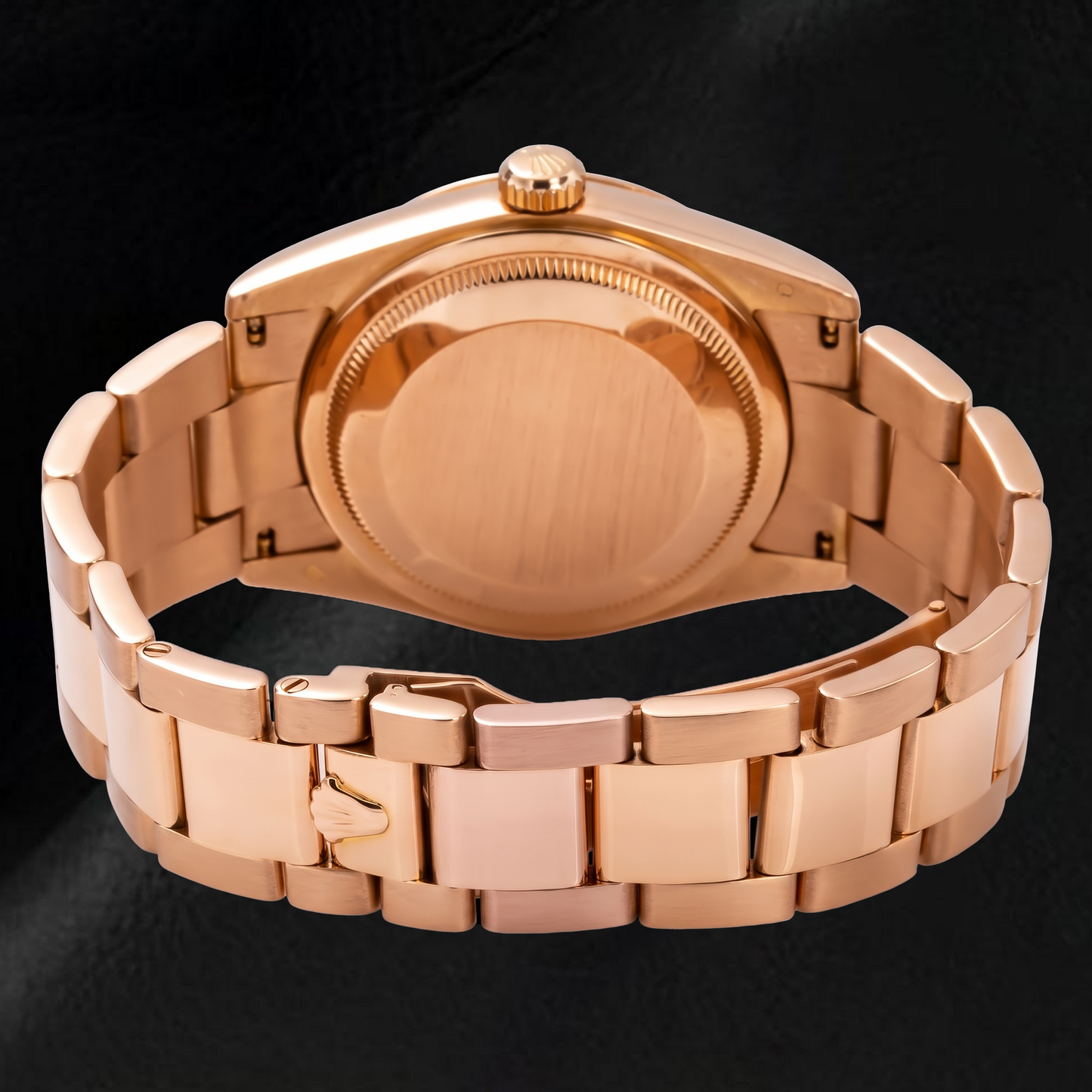 Rolex Day-Date 118235 36 mm römisches Sundust-Zifferblatt 18 Karat Roségold Oyster-Armband