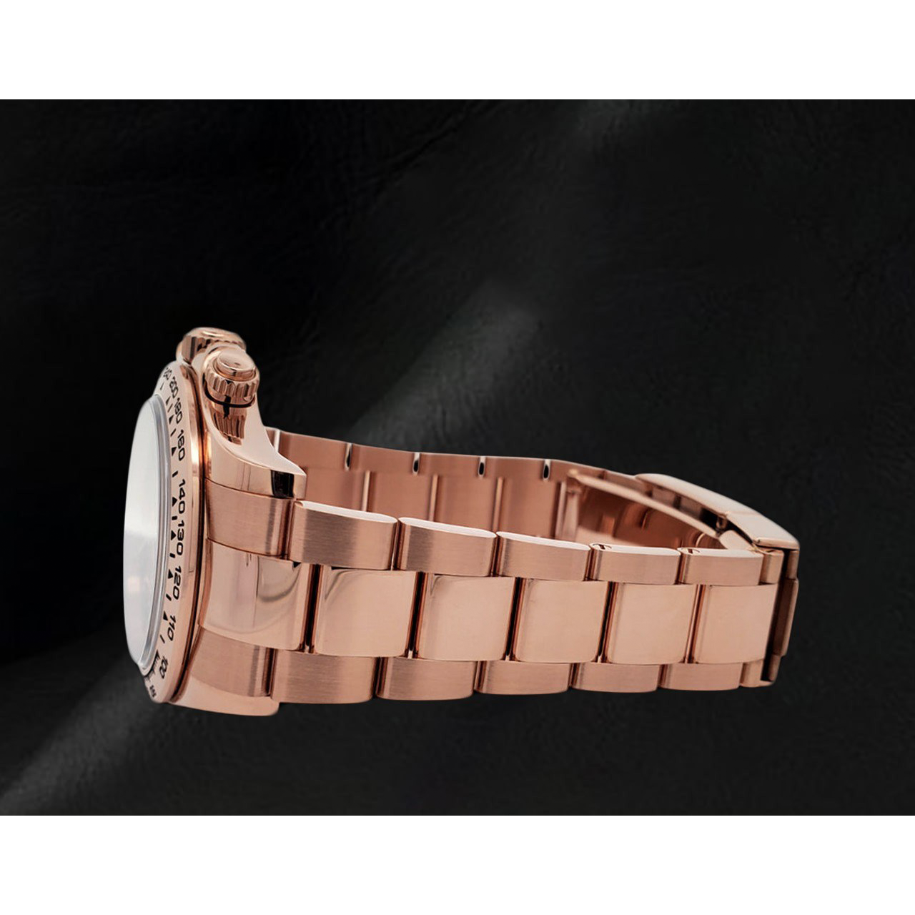 Rolex Daytona Cosmograph 18 Karat Roségold Uhr mit kaffeebraunem arabischem Zifferblatt
