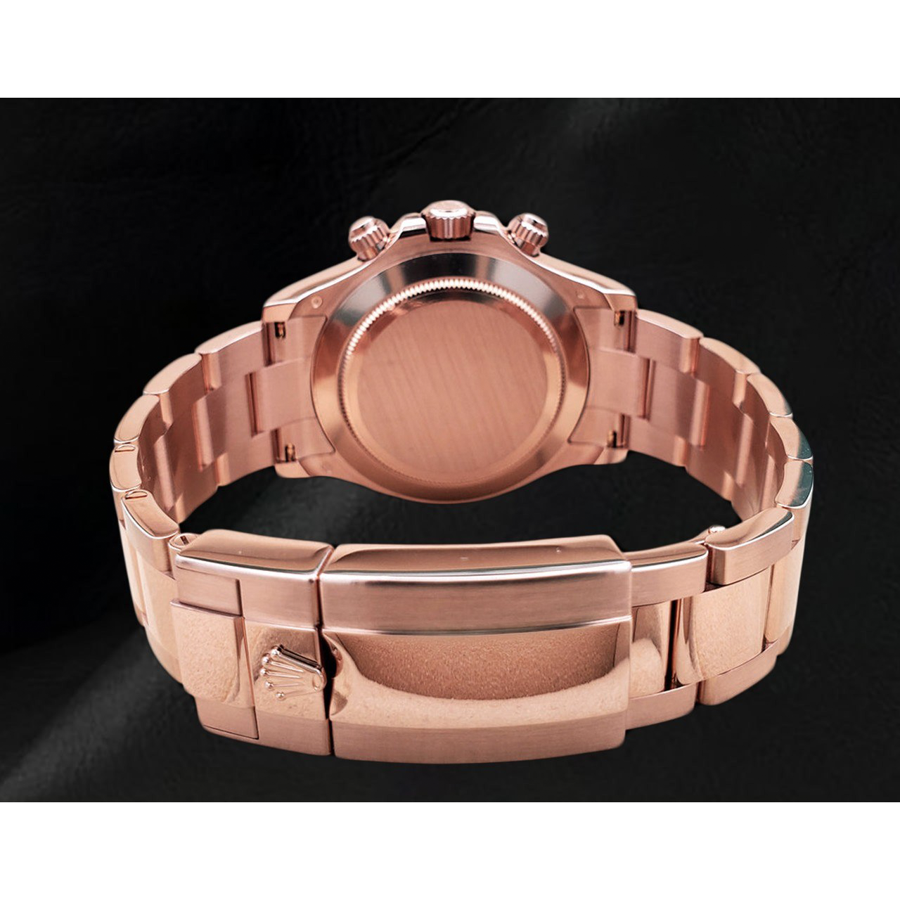 Rolex Daytona Cosmograph 18 Karat Roségold Uhr mit kaffeebraunem arabischem Zifferblatt