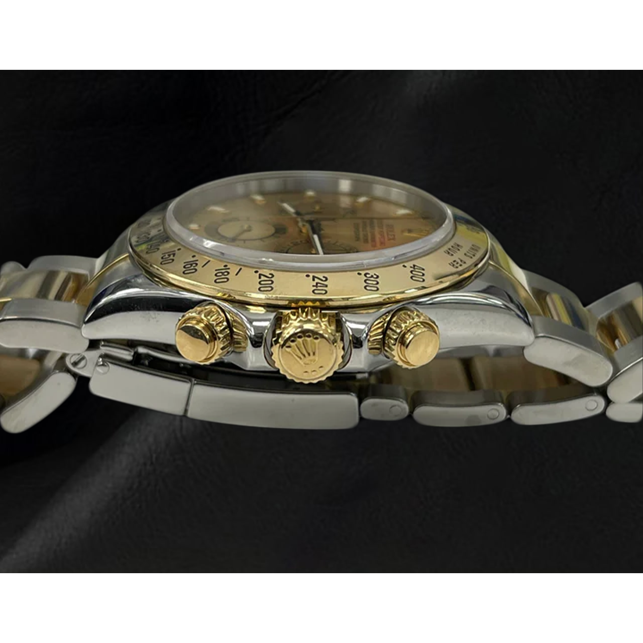 Rolex Daytona Cosmograph Bicolor-Uhr mit Champagner-Zifferblatt