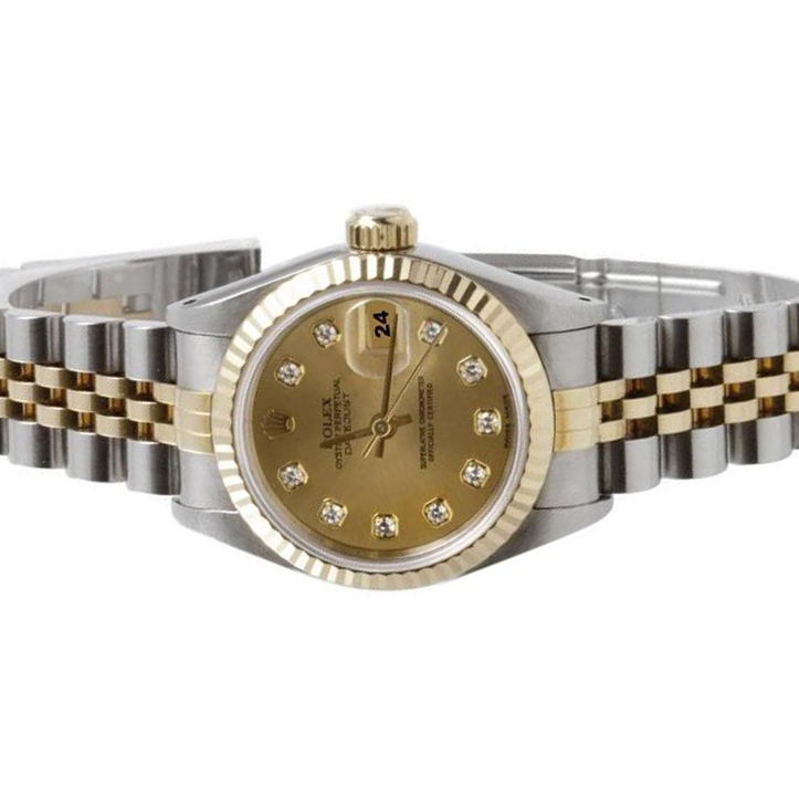 Gold Datejust Damenuhr Rolex