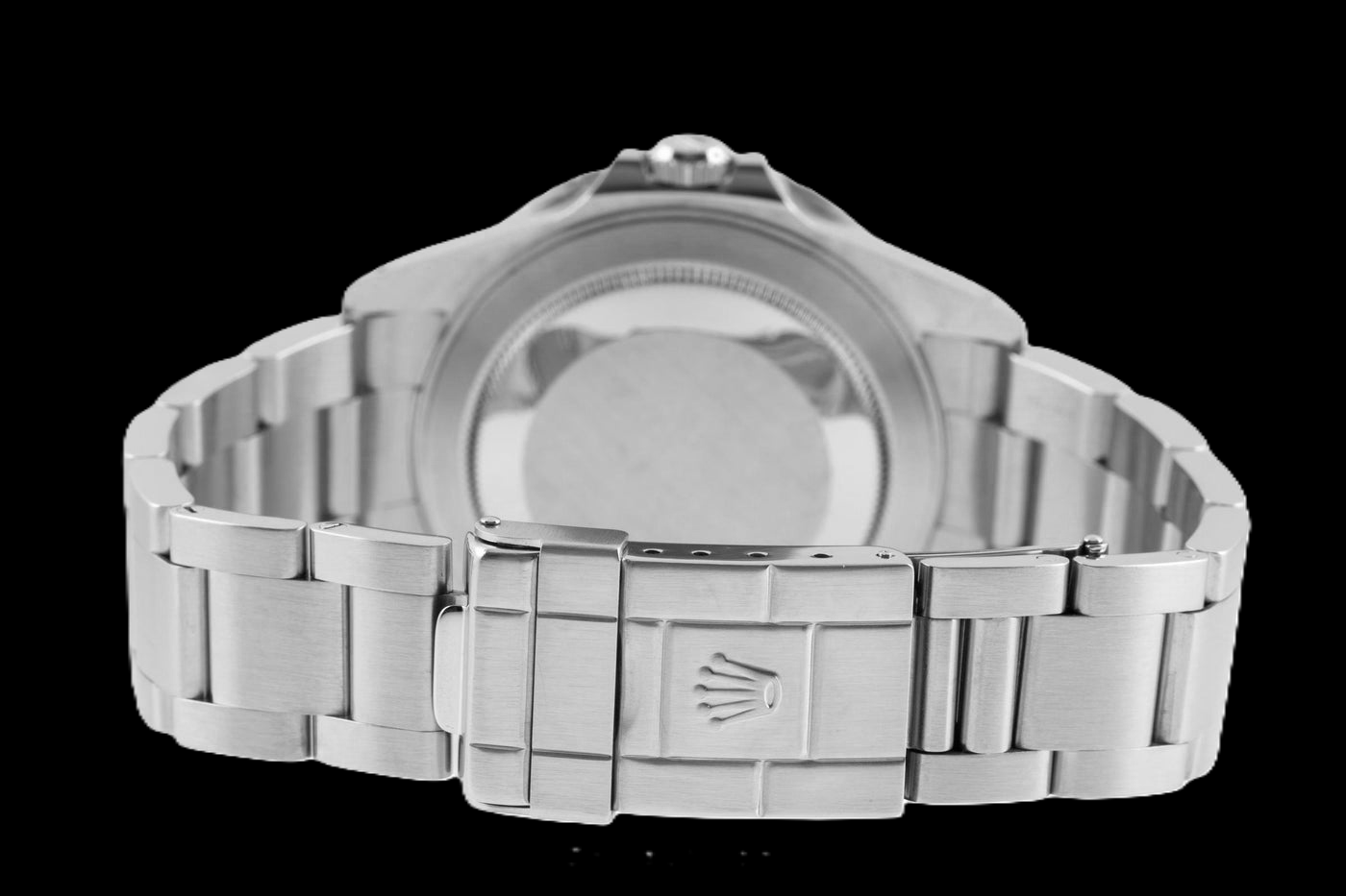 Rolex GMT-Master II 16710 40 mm Edelstahl-Armbanduhr mit schwarzem Leuchtzifferblatt