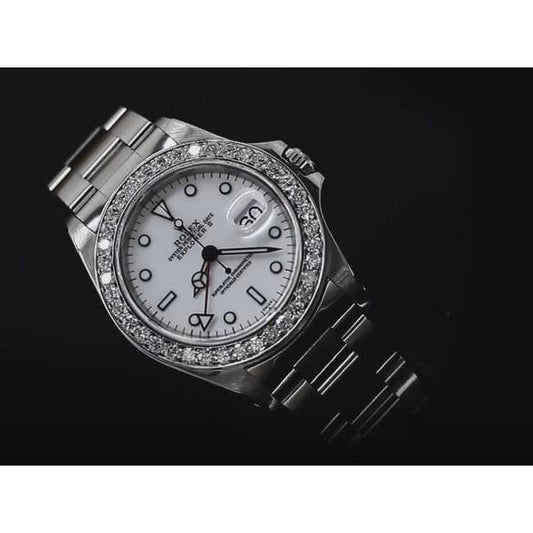 weißes Zifferblatt Rolex