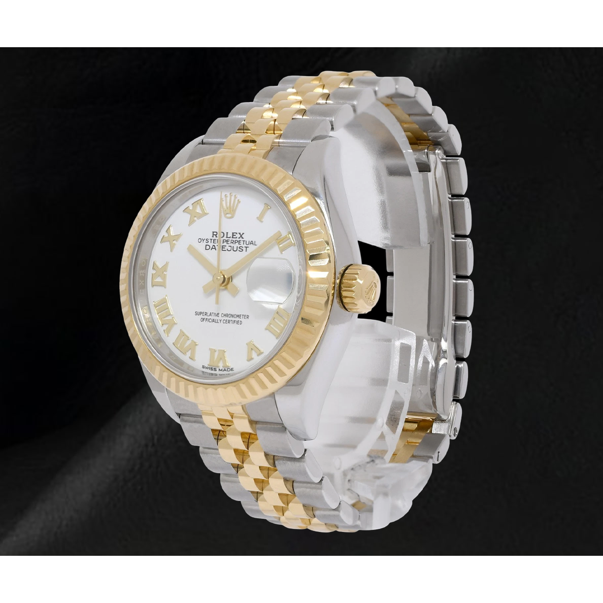 Rolex Damen 28 mm Datejust 279173 Jubilé-Armband Bicolor Uhr