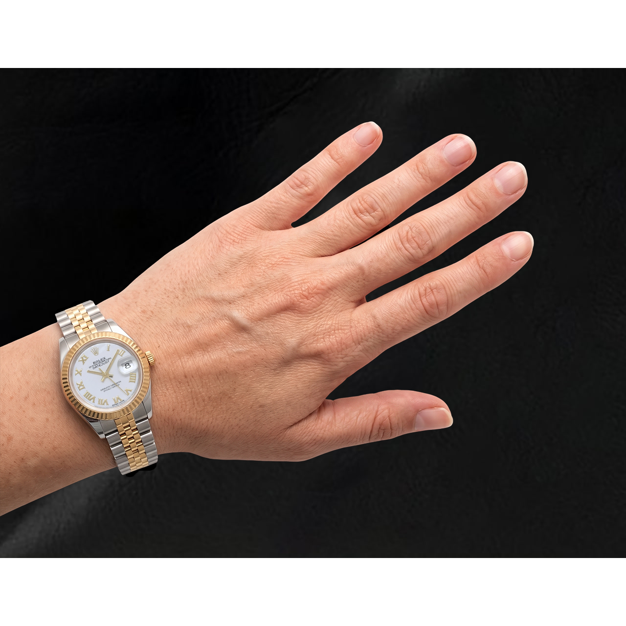 Rolex Damen 28 mm Datejust 279173 Jubilé-Armband Bicolor Uhr