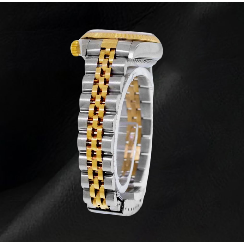 Rolex Datejust Damenuhr 26 mm Gelbgold & Edelstahl Jahr 2002