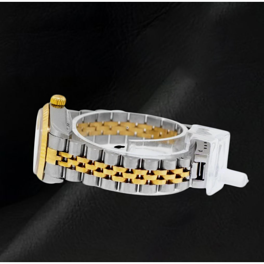 Rolex Datejust Damenuhr 26 mm Gelbgold & Edelstahl Jahr 2002