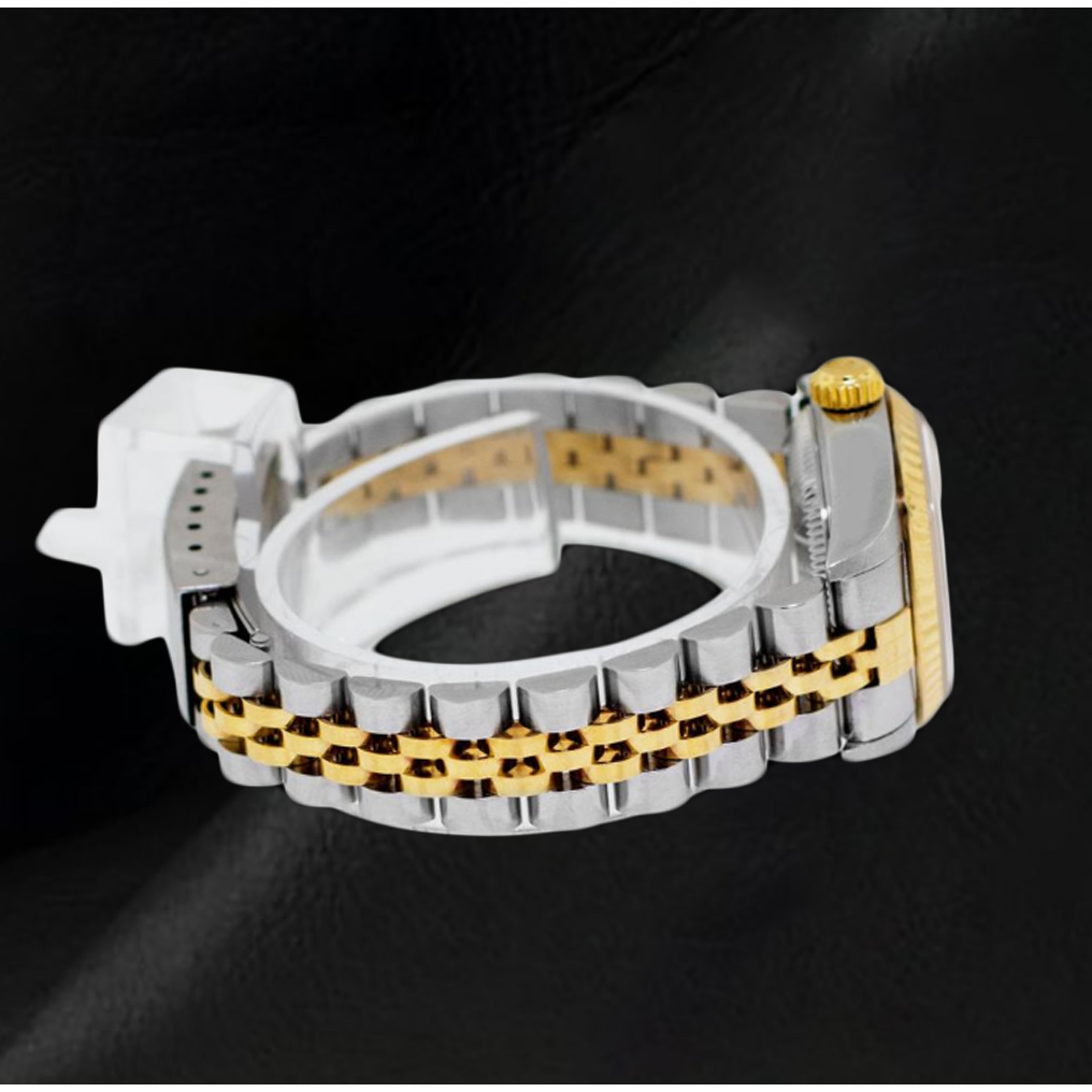 Rolex Datejust Damenuhr 26 mm Gelbgold & Edelstahl Jahr 2002
