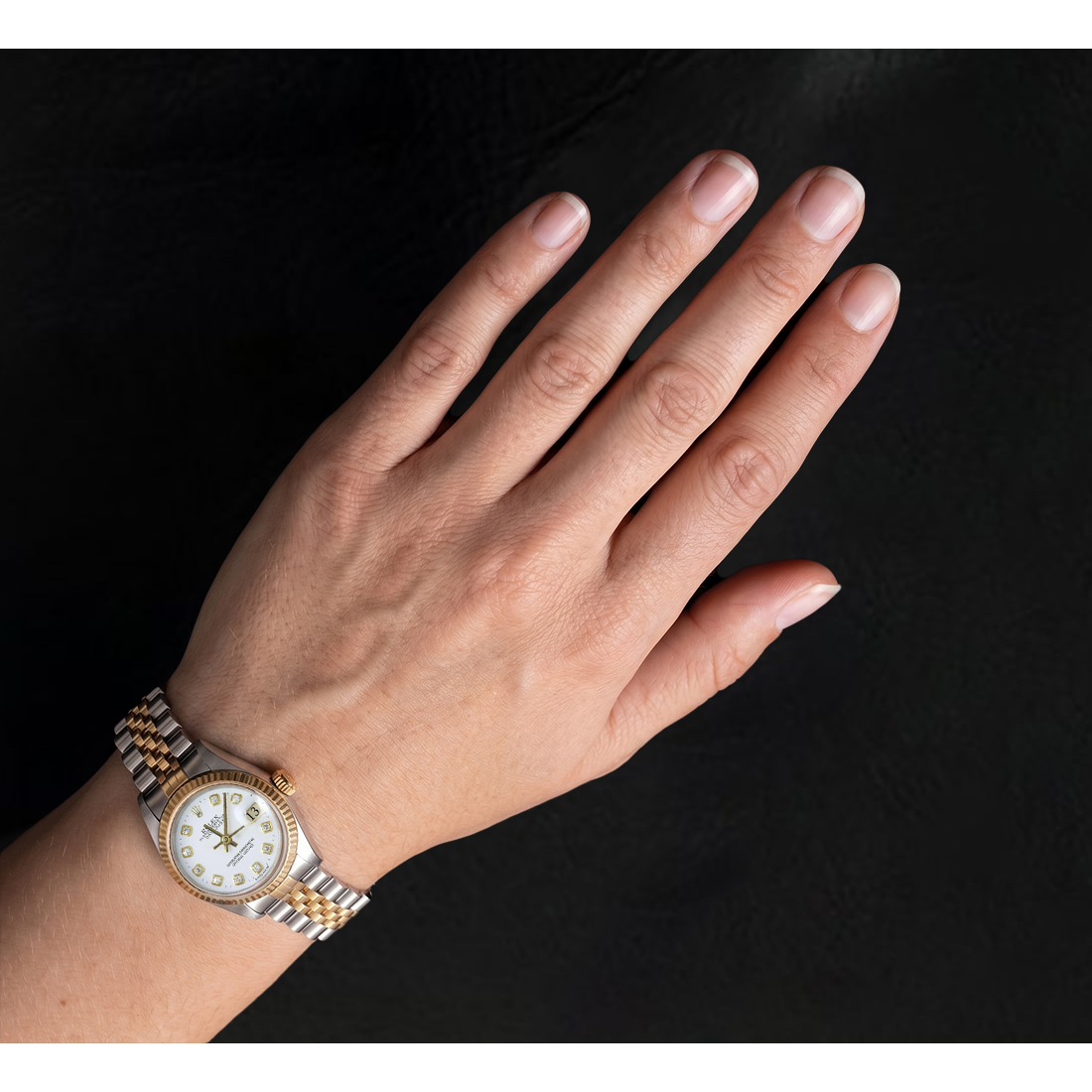 Rolex Datejust Damenuhr 26 mm Gelbgold & Edelstahl Jahr 2002