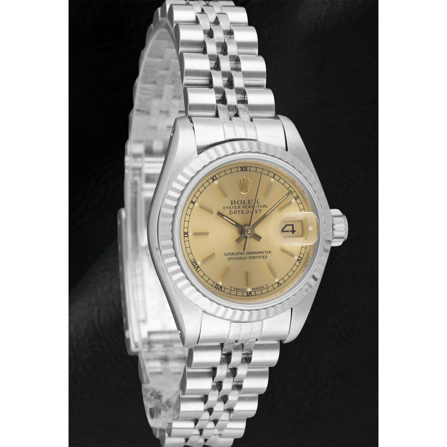 Erdgewonnener Edelstein Rolex – Frontansicht