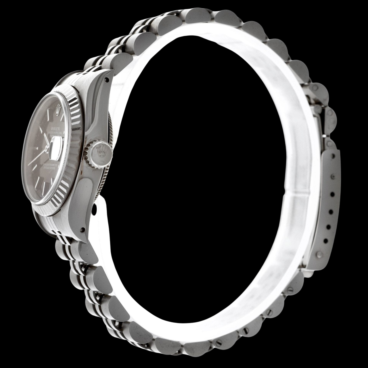 Edelstein Rolex in Stainless Steel – Frontansicht