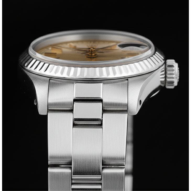 Edelstein Rolex -Karat Stainless Steel – Seitenansicht