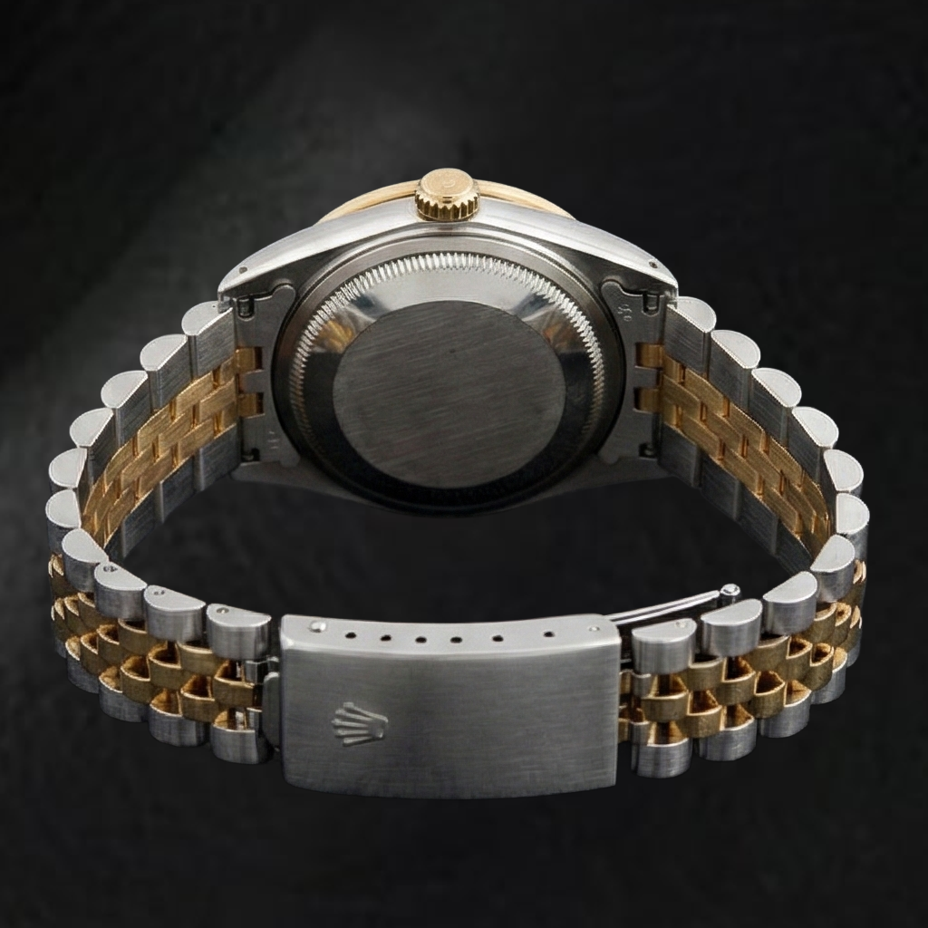 Echter Edelstein Rolex – Rückansicht