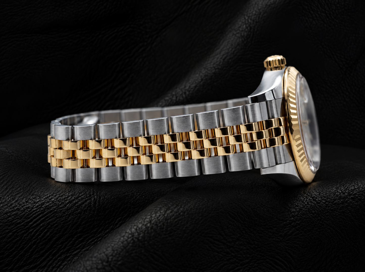 Rolex Lady-Datejust 28 mm 279173 Bicolor Uhr mit silbernem Zifferblatt und Leuchtindizes