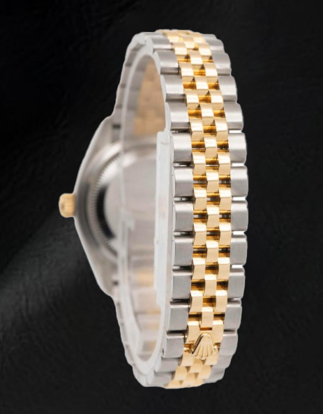 Rolex Lady-Datejust 28 mm 279173 Bicolor-Uhr mit silbernem Zifferblatt und römischen Ziffern