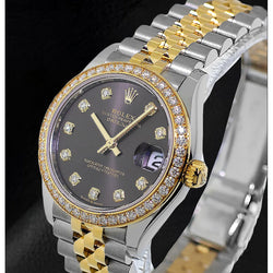 Rolex Lady Datejust 31 mm Rhodium-Diamant-Zweifarbuhr