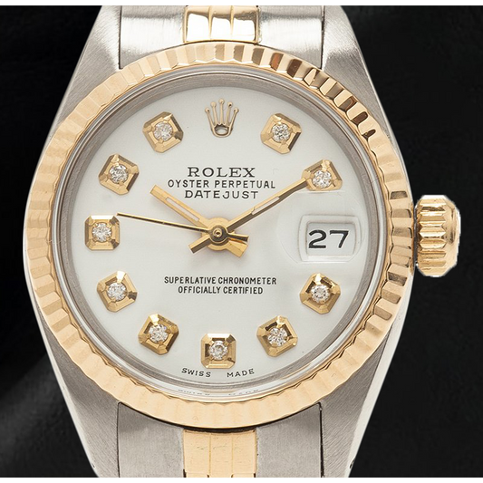 zweifarbigem Perlmutt Rolex
