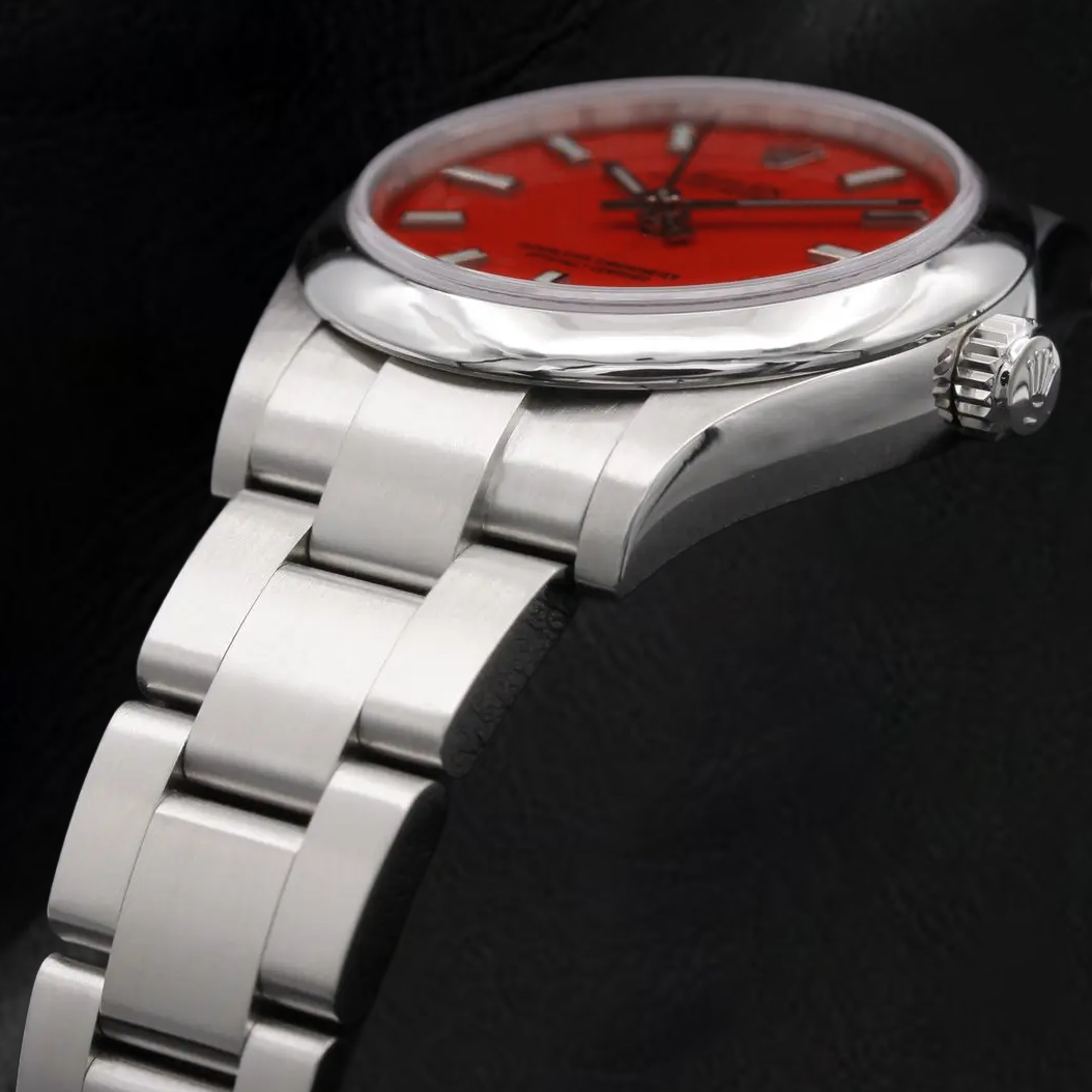 Natürlicher Edelstein Rolex – Profilansicht